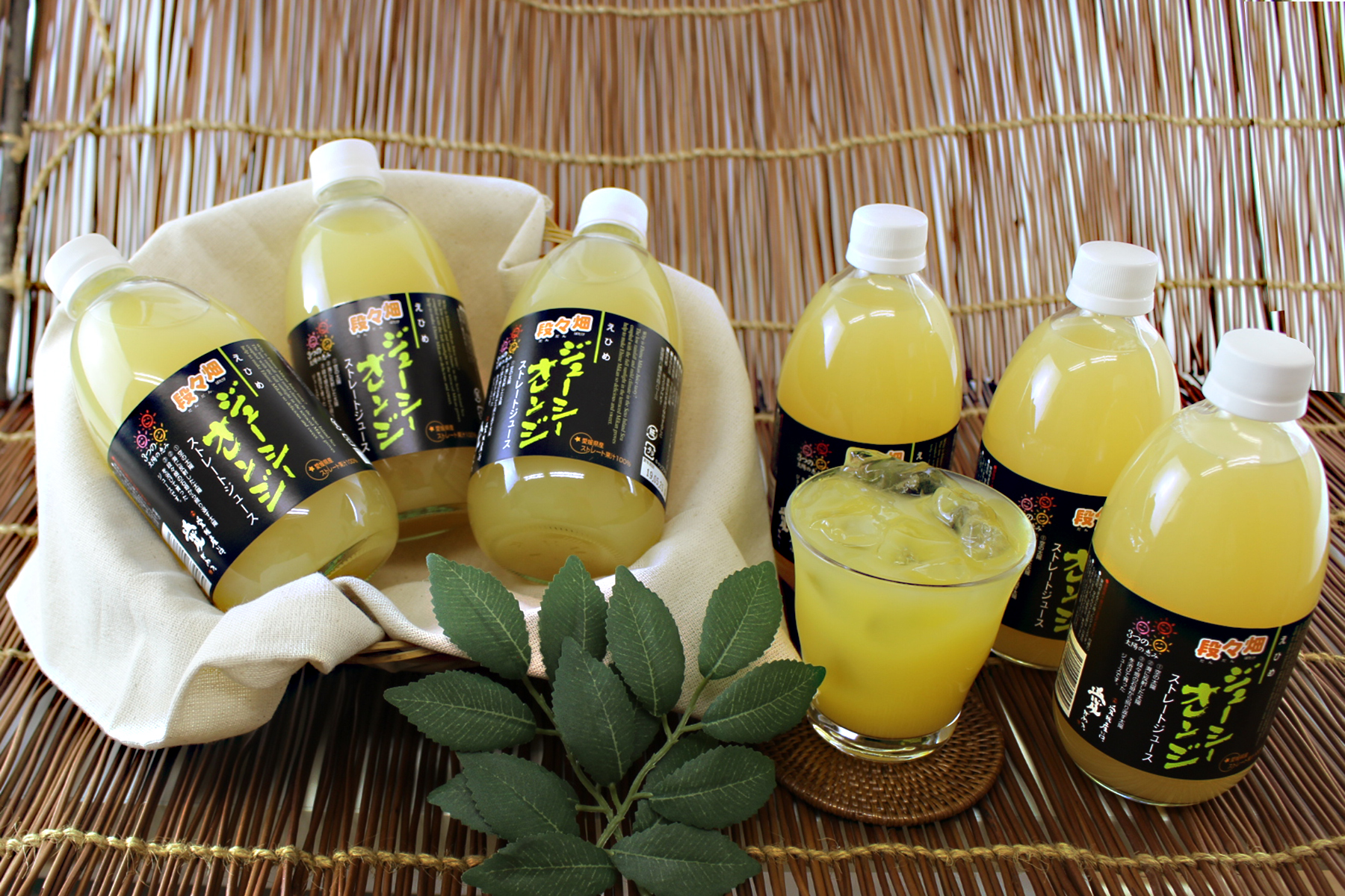 愛媛県産100％ストレート果汁ジュース ジューシーオレンジジュース
